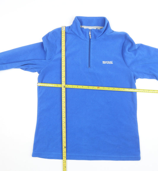 Regatta Men Blue L Lightweight Fleece 1/2 Zip Active Jacket