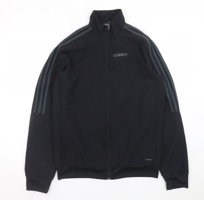 Adidas Mens Black XS Climalite Full Zip Sports Jacket