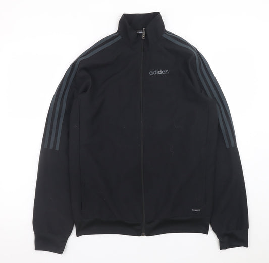 Adidas Mens Black XS Climalite Full Zip Sports Jacket