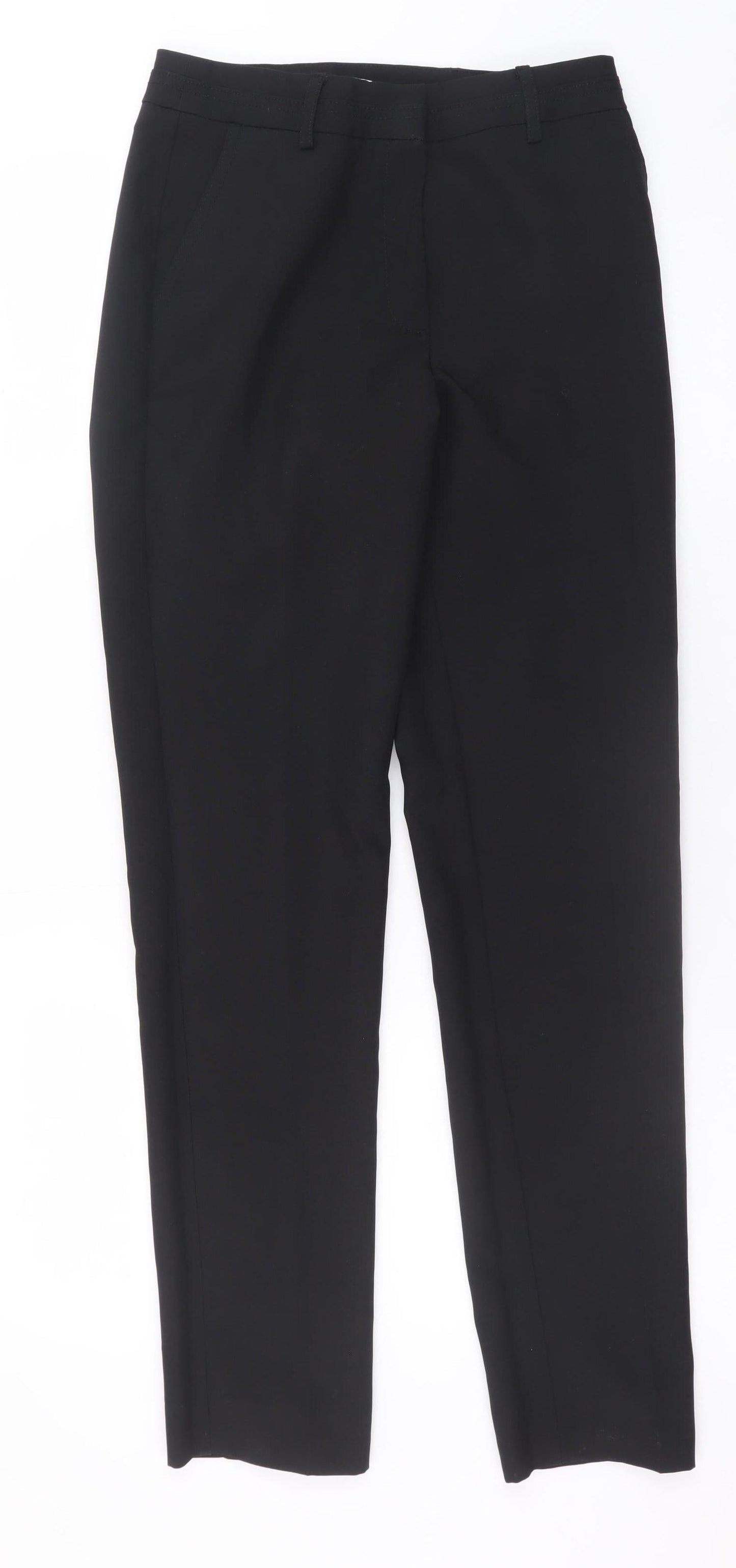 Primark Cares Women Black Size 4 Dress Pants Straight Leg Trousers