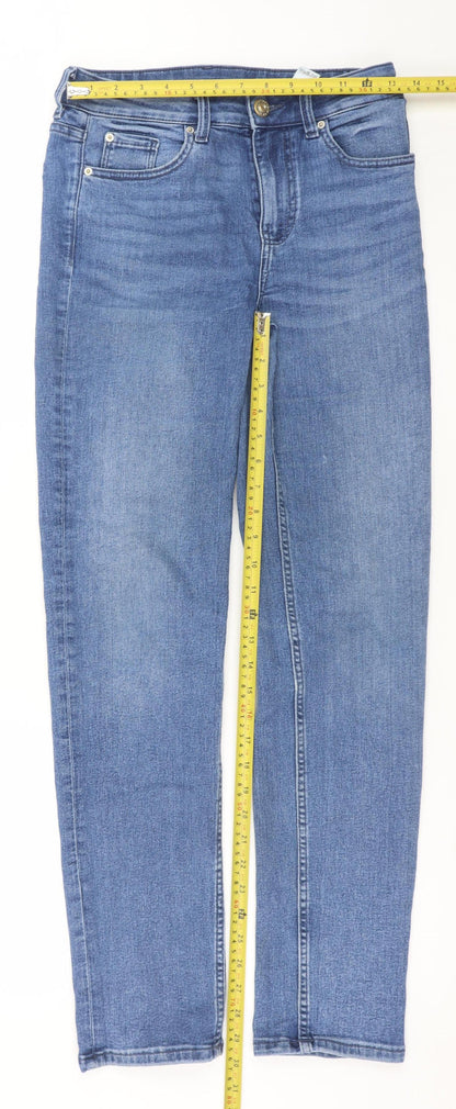 Marks and Spencer Women's Blue Size 8 Skinny Stretch Jeans