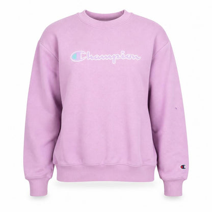 Champion Women's Pink Pullover Sweatshirt Small Cotton Blend