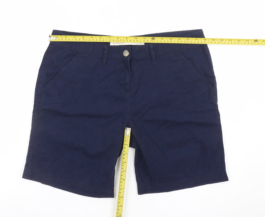 Next Men’s Blue Chino Shorts L Regular Fit Cotton Summer Wear