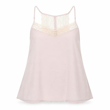 Secret Possessions Womens Plus Pink Lace Cami Top Size 18-20