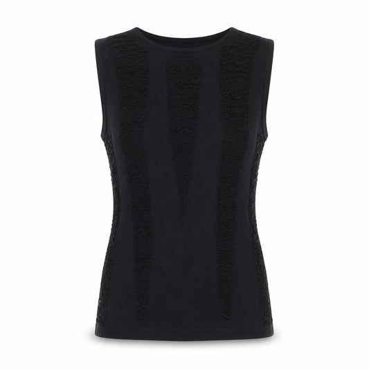 Collusion Women's Black Sleeveless Slim Fit Tank Top M/L