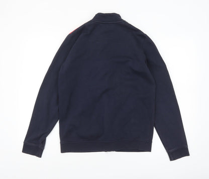 U.S. Polo Assn. Boys Navy Blue Colourblock Track Jacket 14-15 Years