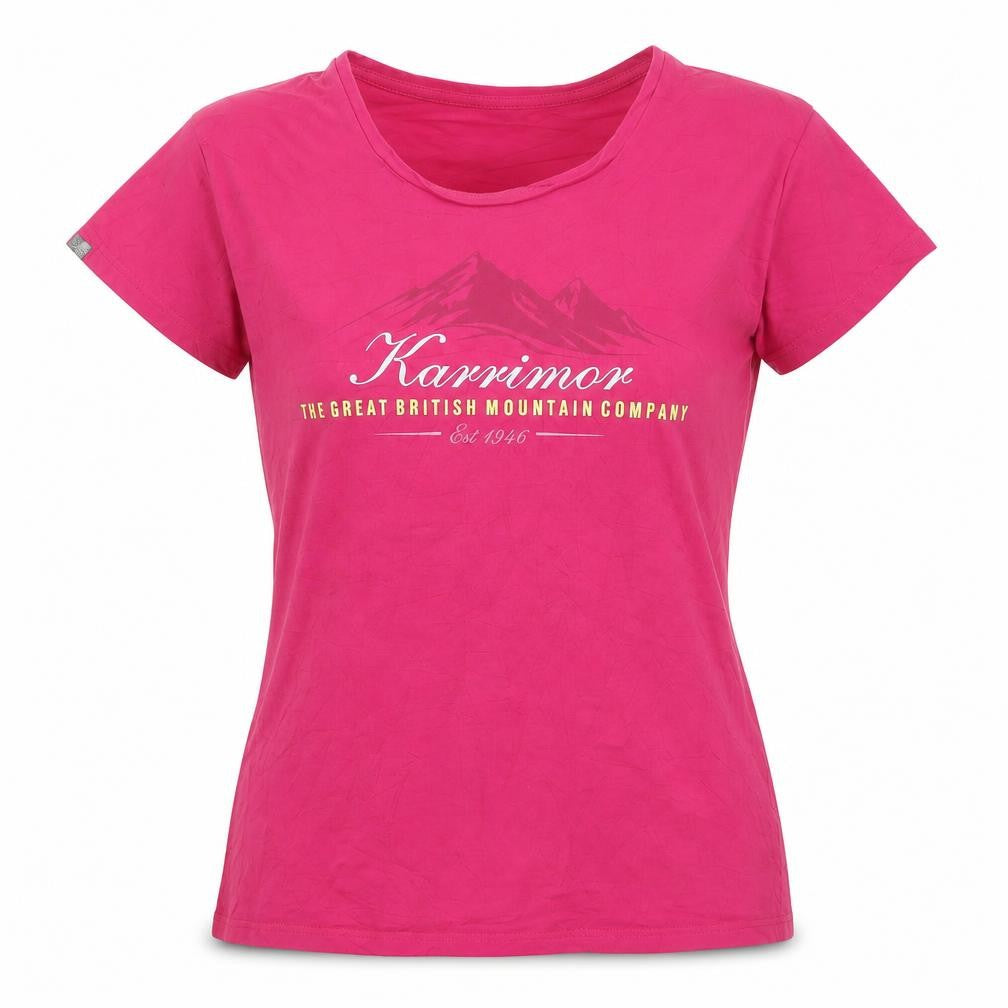 Karrimor Womens Pink Short Sleeve Crew Neck T-Shirt Size 18