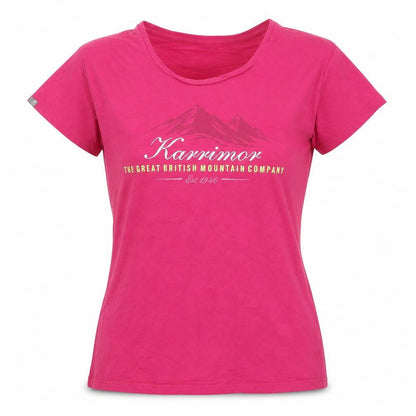 Karrimor Womens Pink Short Sleeve Crew Neck T-Shirt Size 18