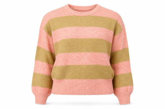 ASOS Women’s Multicoloured Striped Knit Crew Neck Pullover Jumper Size 4