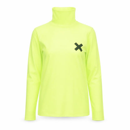 Collusion Womens Yellow Roll Neck Long Sleeve Slim Fit Top Size 8