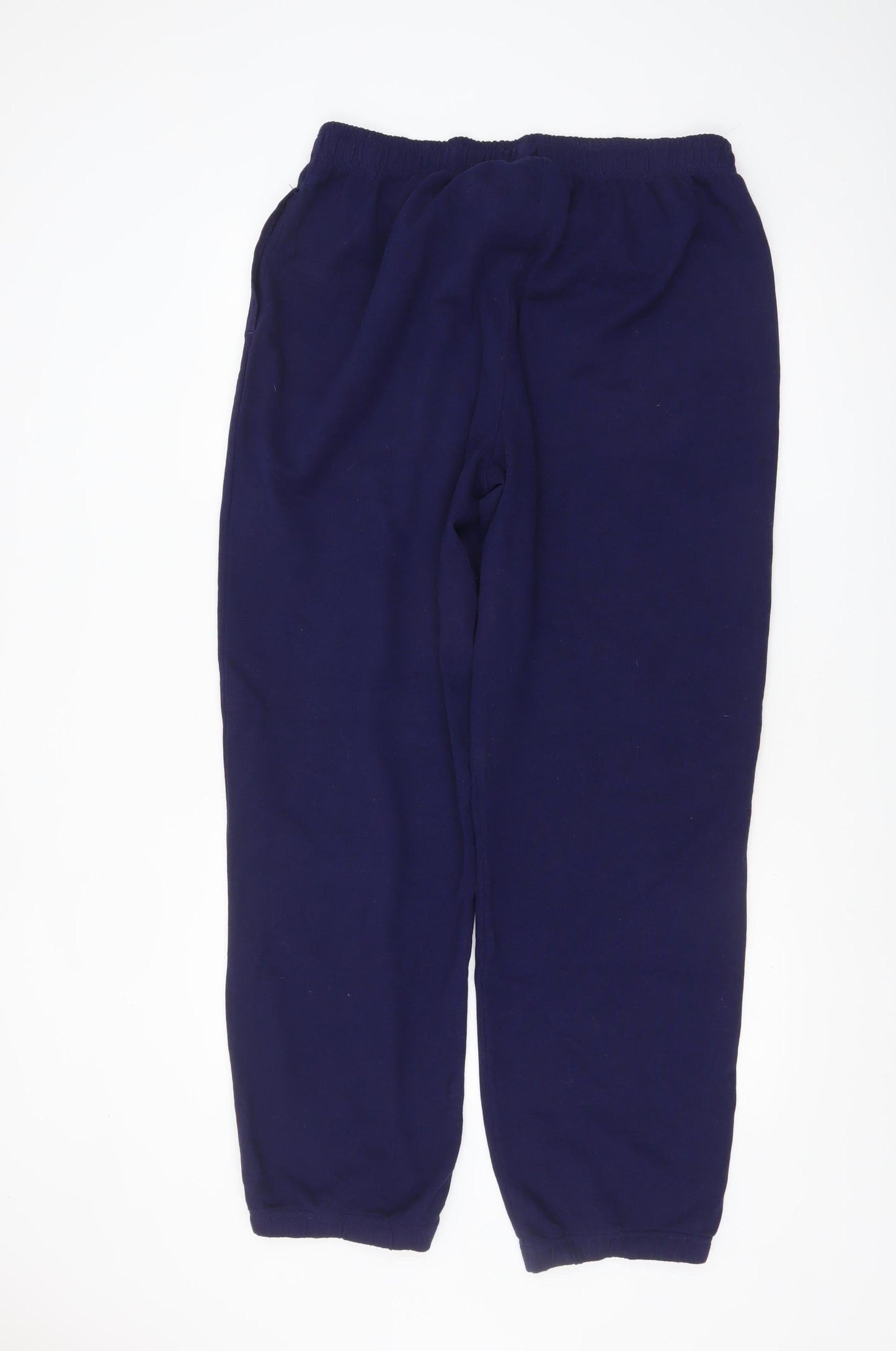 Decathlon Men's Blue 2XL Fleece Sweatpants with Elastic Waist