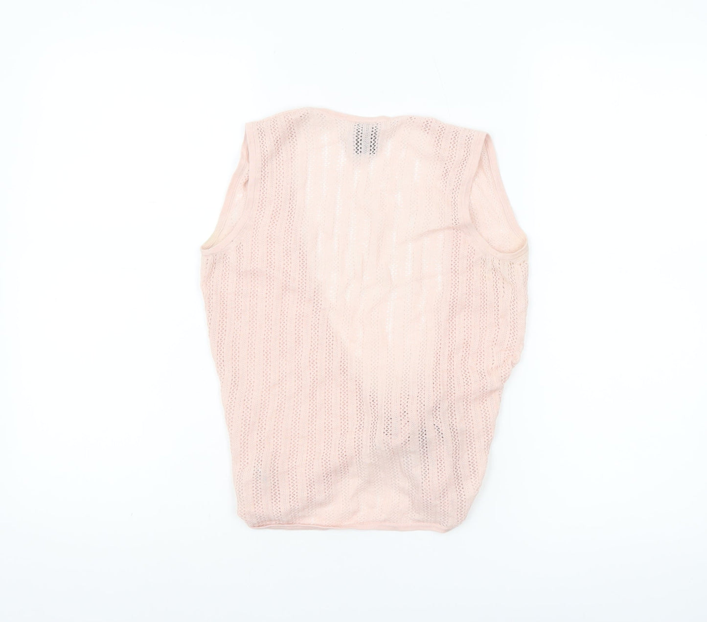 GAP Women’s Pink Knit Cotton Sleeveless Tie Front Camisole XS
