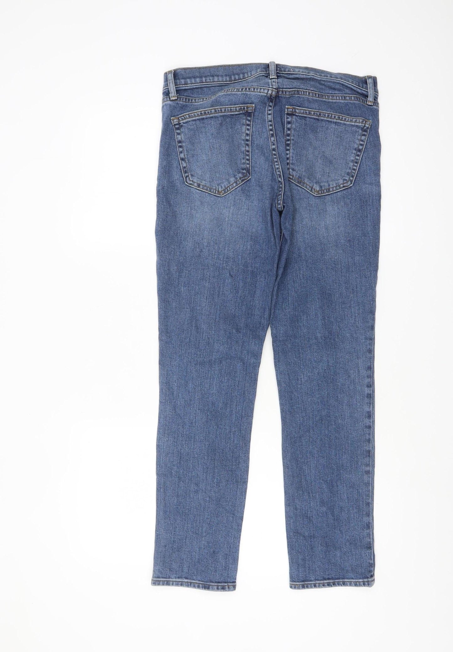 Gap Women’s Blue 10 Straight Jeans 28S Stretch Denim