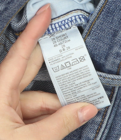Gap Women’s Blue 10 Straight Jeans 28S Stretch Denim