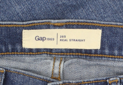Gap Women’s Blue 10 Straight Jeans 28S Stretch Denim