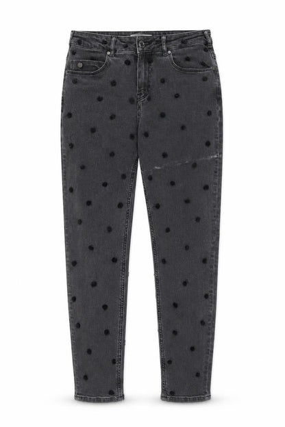 Maison Scotch Women's Grey Polka Dot Skinny Jeans Size 26