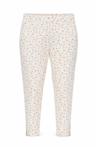Topshop Women Ivory Floral Skinny Jeans W30 (UK 12) with Ankle Zip