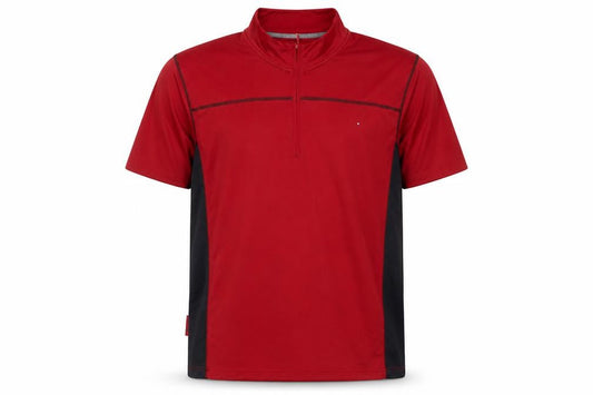 Mountain Warehouse Men’s Red XL Quick Dry 1/4 Zip Active T-Shirt