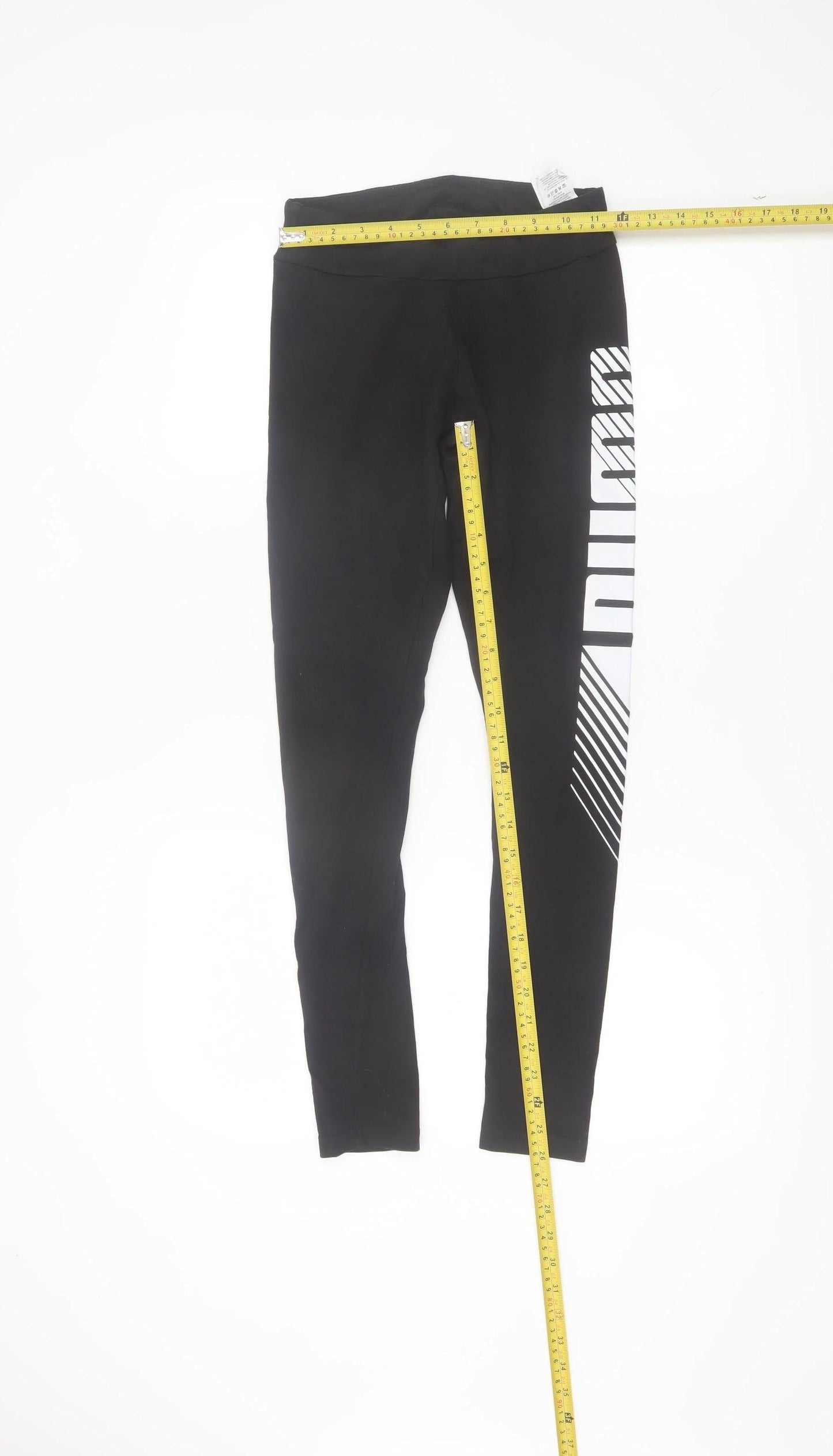 Puma Womens Black XS Leggings Stretch Sports Gymwear