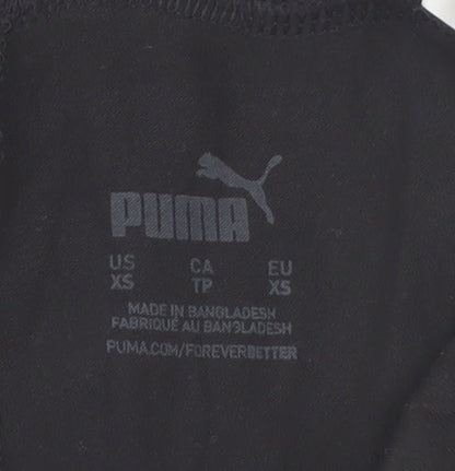 Puma Womens Black XS Leggings Stretch Sports Gymwear