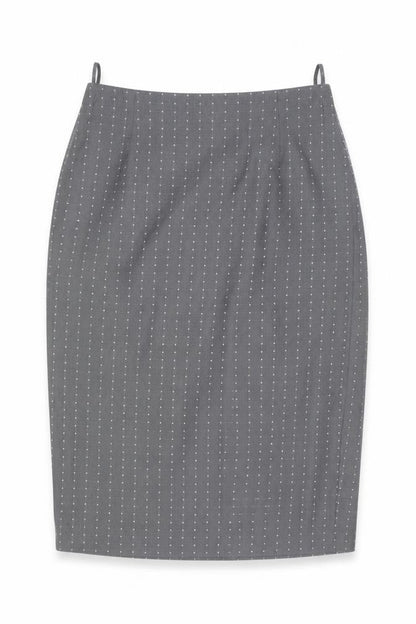 ARA Women Grey Wool Blend Pencil Skirt Size 18 Workwear