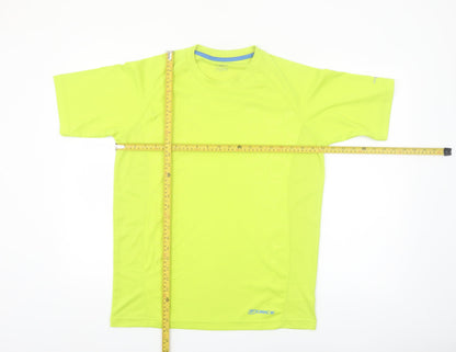 Pro Touch Men's Yellow Running T-Shirt L Moisture Wicking