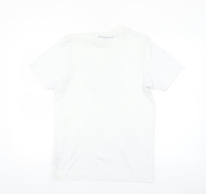 New Balance Men's White Short Sleeve Athletic T-Shirt Size S
