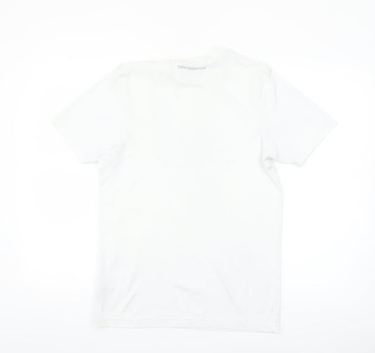 New Balance Men's White Short Sleeve Athletic T-Shirt Size S