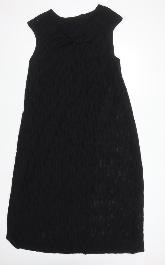 Next Women’s Black Sleeveless Shift Dress Size 22 Plus