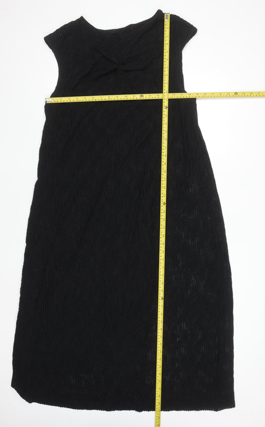 Next Women’s Black Sleeveless Shift Dress Size 22 Plus