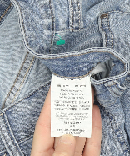 Lee Riders Women’s Blue Denim Midrise Bermuda Shorts Size 12