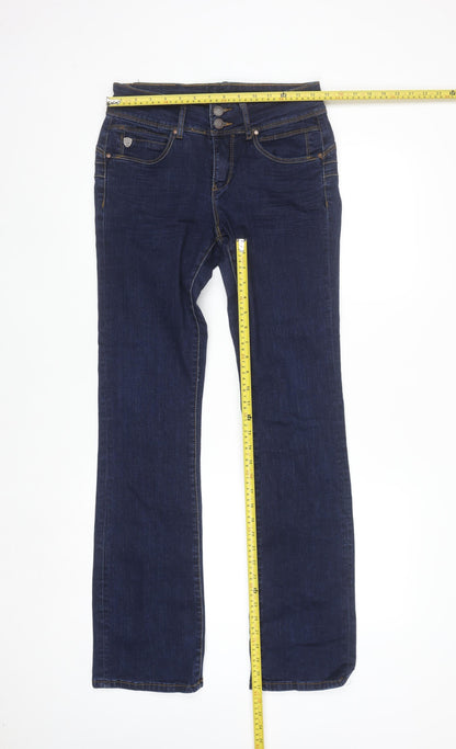 Rant & Rave Women's Blue High Rise Straight Jeans Size 10