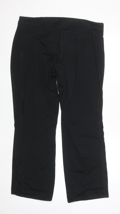 Dunnes Stores Women’s Black XL Bootcut Sport Trousers