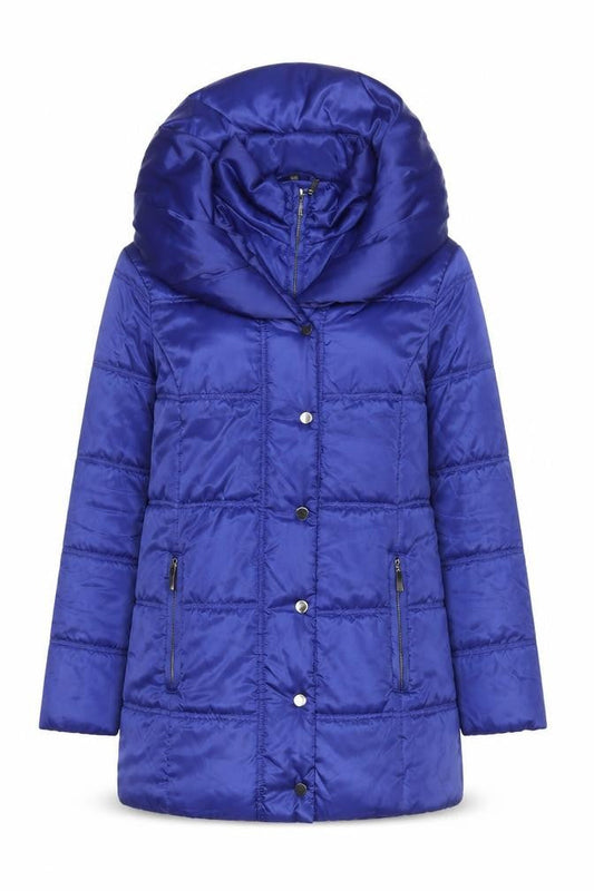 Alexon Women Blue Size 10 Puffer Coat Mid-Length Winter Jacket