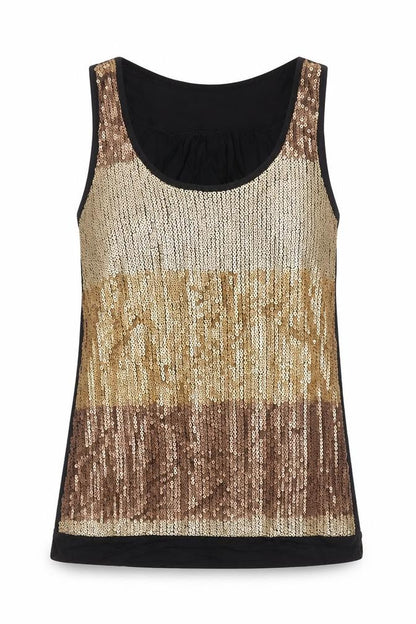 Atmosphere Women’s Multicoloured Sequin Camisole Tank Top Size 12