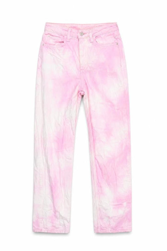 Primark Women’s Pink Straight Jeans Size 4 Cotton Denim