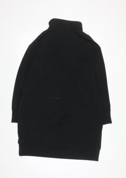Helen Steele x Dunnes Stores Women's Black 1/2 Zip Pullover Sweatshirt Size M