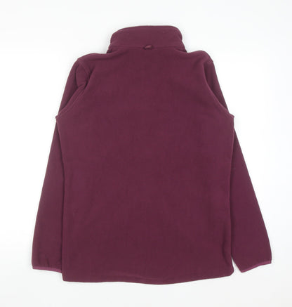 Peter Storm Womens Purple Full Zip Fleece Jacket Size 12