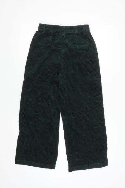 Forever 21 Women’s Green Corduroy Wide-Leg Chino Trousers XS