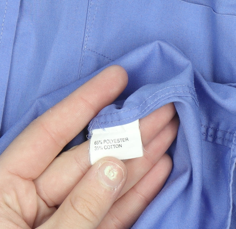 Primark Men’s Blue Long Sleeve Button-Up Shirt Size 16.5 Regular Fit
