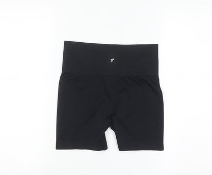 Primark Women's Black XS Biker Workout Shorts Polyester Blend