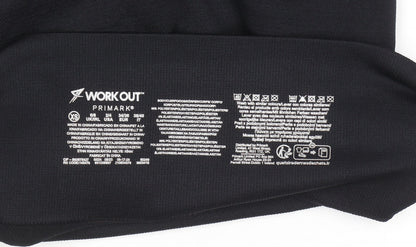 Primark Women's Black XS Biker Workout Shorts Polyester Blend