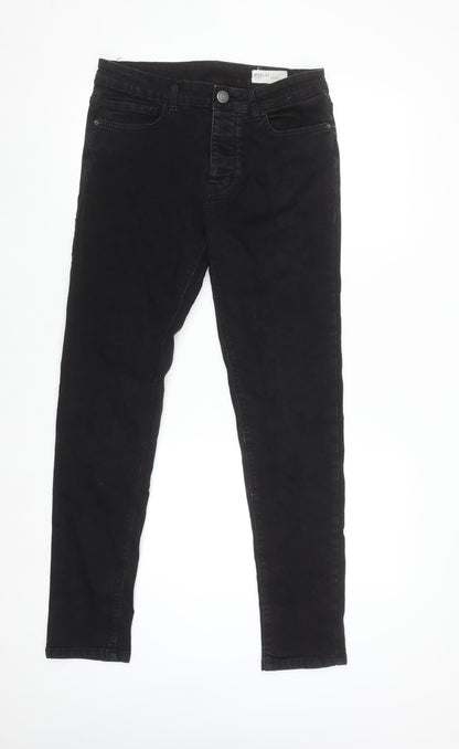 Denim Co Women's Black Skinny Jeans W32 L32 Cotton Stretch