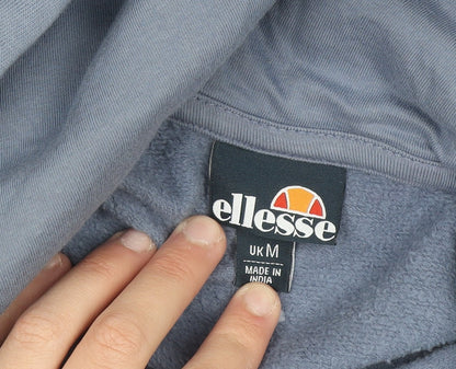 Ellesse Men's Blue Pullover Hoodie Size M Cotton Logo Sportswear