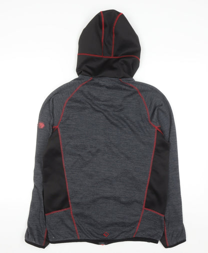 Regatta Men Grey Full Zip Hoodie M Outdoor Fleece Jacket