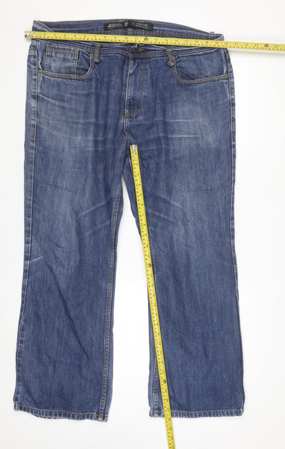 Burton Menswear London Blue Bootcut Jeans Mens W38 L30 Denim