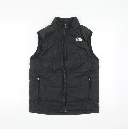 The North Face Teens Black XL Puffer Bodywarmer Waistcoat