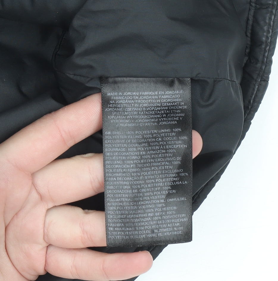The North Face Teens Black XL Puffer Bodywarmer Waistcoat