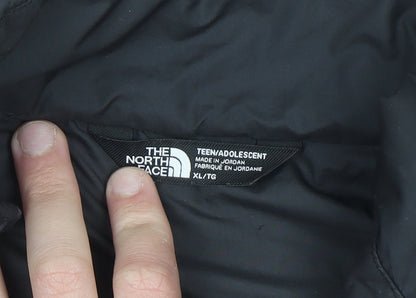 The North Face Teens Black XL Puffer Bodywarmer Waistcoat