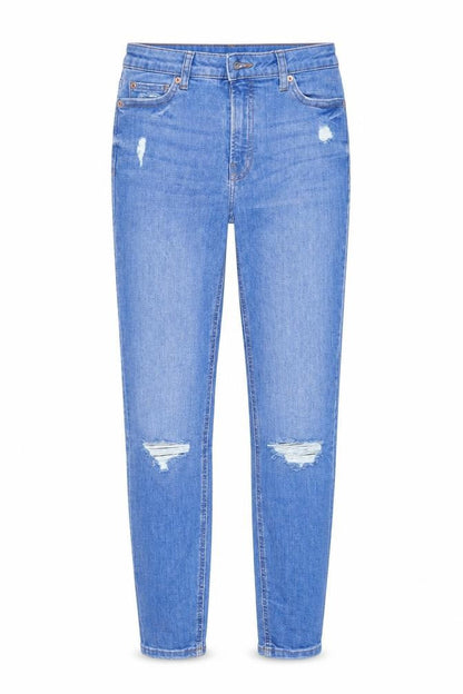 Denim Co Women Blue Size 6 Skinny Distressed Jeans